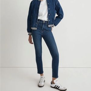 NWT Madewell mid-rise stovepipe jeans in dark wash